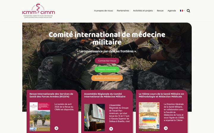 Skjermbilde av cimm-icmm.org