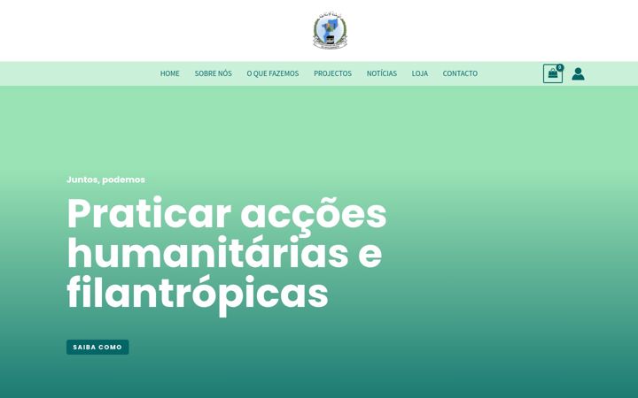 Screenshot of cimo.org.mz