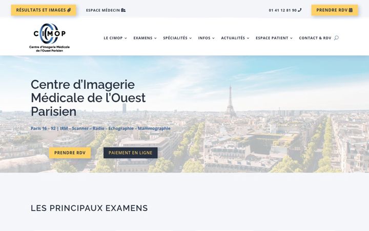 Screenshot von cimop.fr