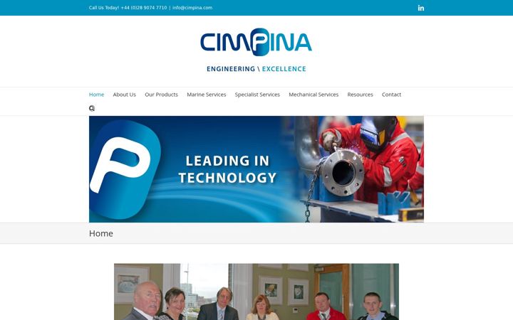 Screenshot of cimpina.com