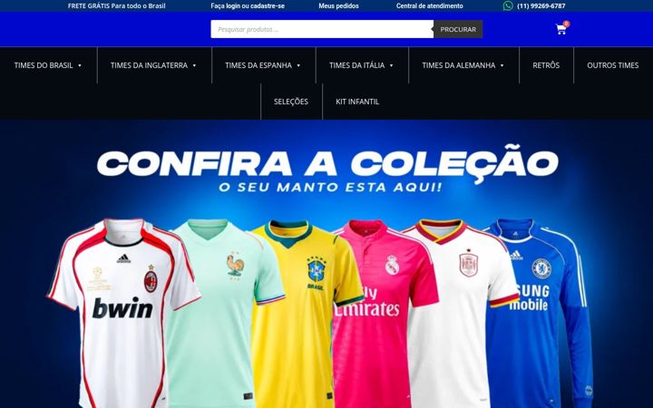 Screenshot di cimportsstore.com.br