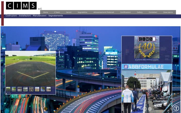 Screenshot of cims-segnaletica.it