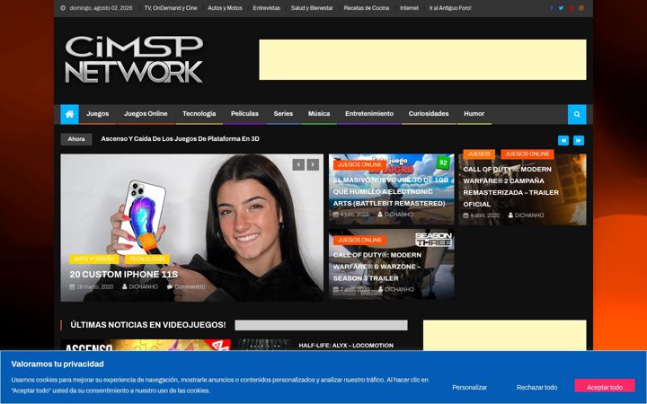 Ekrano kopija cimsp.net