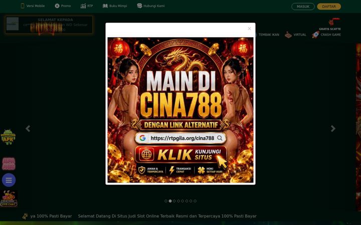 Screenshot of cina788jaya.org