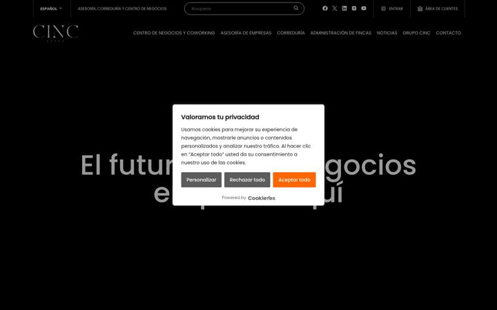 Screenshot of cinc.com