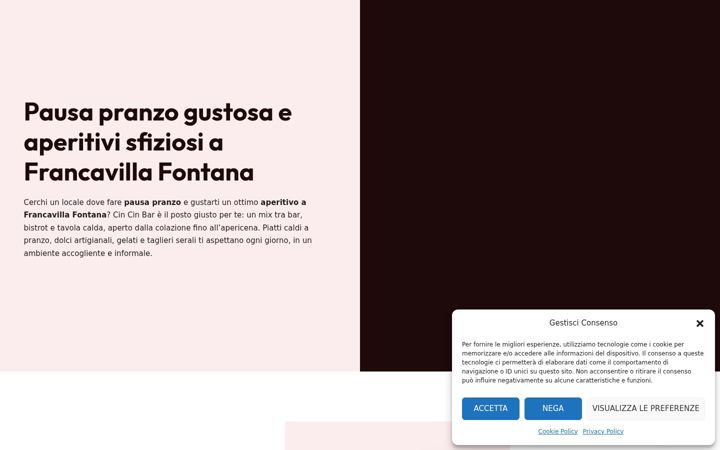 Zrzut ekranu cincinbarfrancavillafontana.it