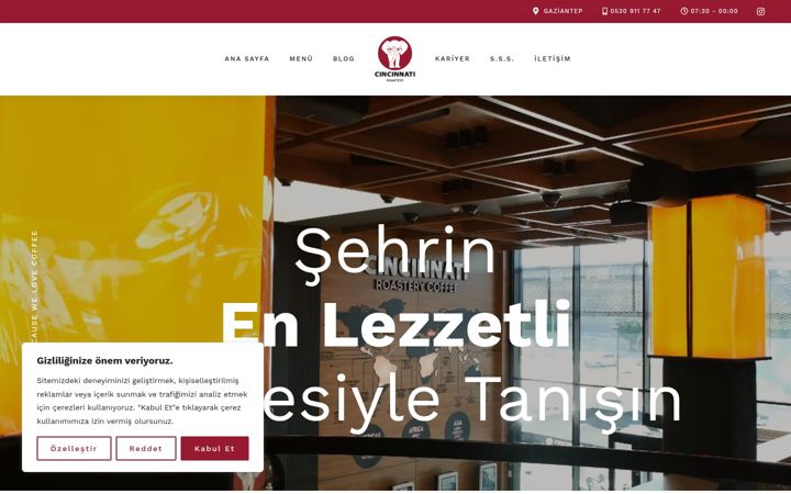 Screenshot of cincinnatiroastery.com