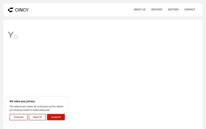 Screenshot of cincypartners.com