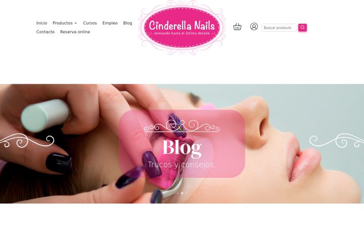 Snímek obrazovky cinderellanails.es