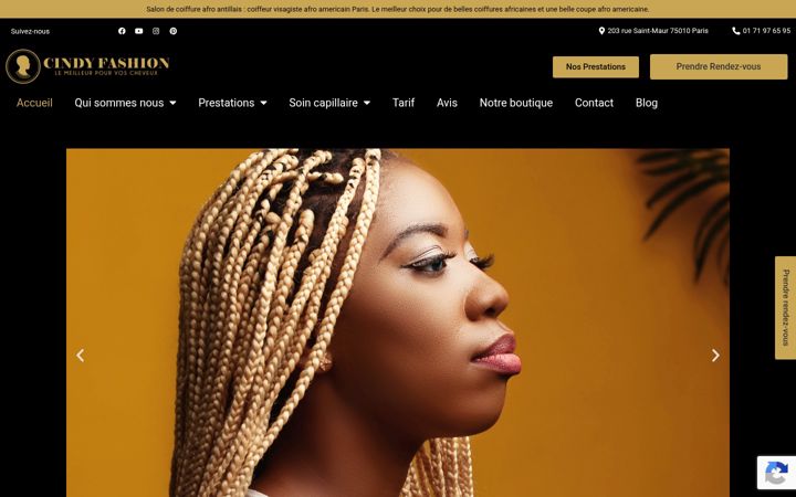 Screenshot ta' cindyfashion-coiffure-afro.fr