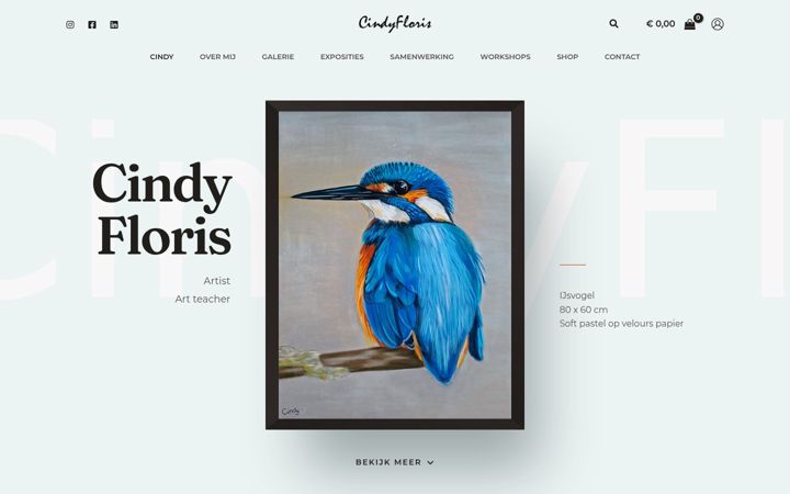 Zrzut ekranu cindyfloris.nl