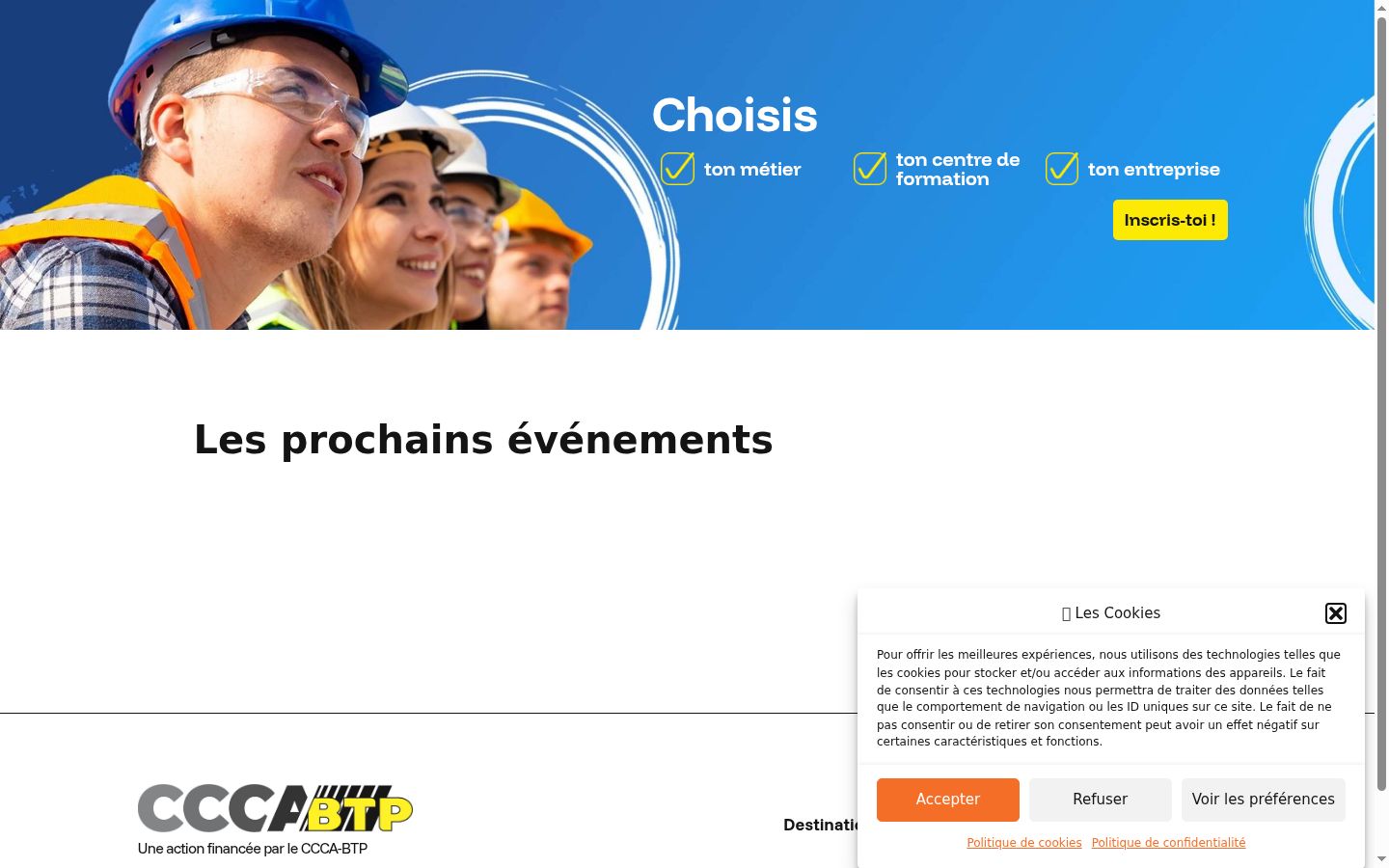 Screenshot tal-banner tal-kunsens muri qabel kwalunkwe interazzjoni