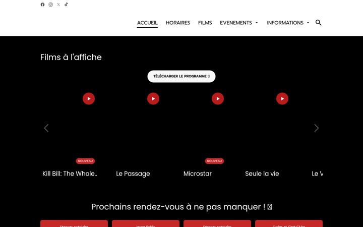 Screenshot ta' cine-epeedebois.fr