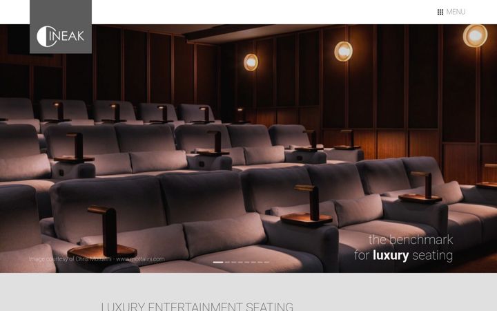 Screenshot of cineak.com