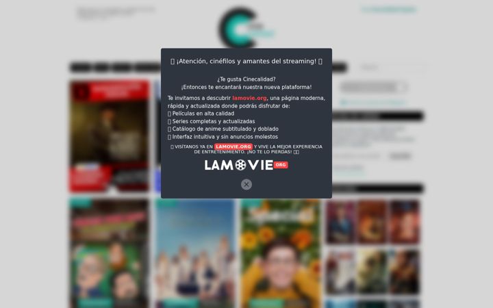 Screenshot di cinecalidad.am