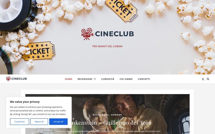 Skjermbilde av cineclub.altervista.org