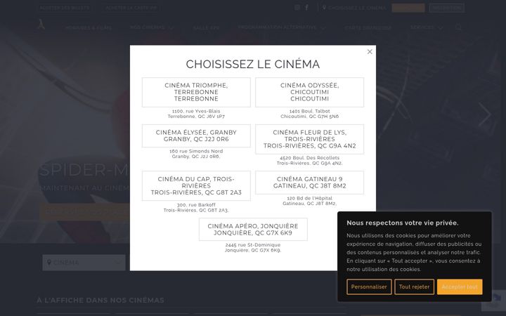 Ekrano kopija cineentreprise.net