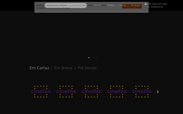 Screenshot of cineflix.com.br