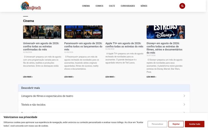 Screenshot di cinefreak.com.br