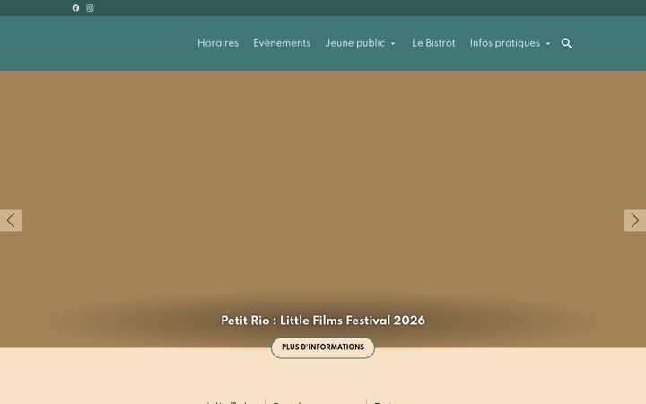 Ekrano kopija cinegrandrio.fr