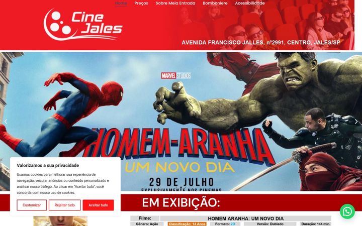 Screenshot di cinejales.com.br