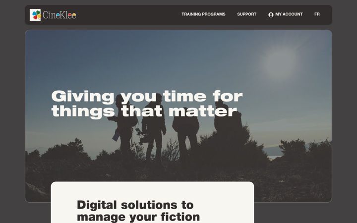 Screenshot of cineklee.com