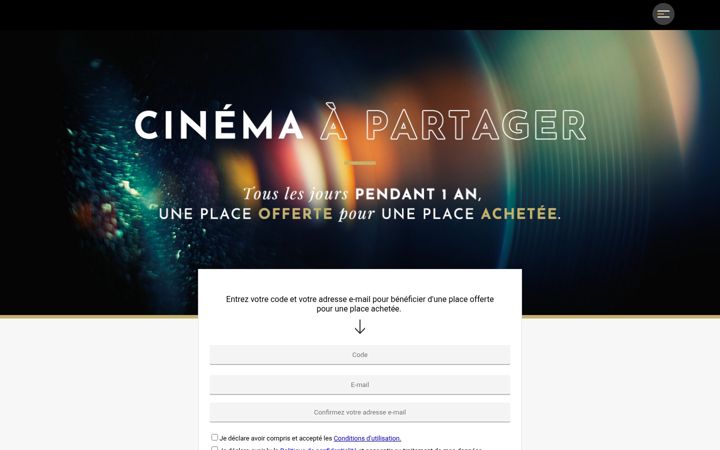 Screenshot of cinema-a-partager.com