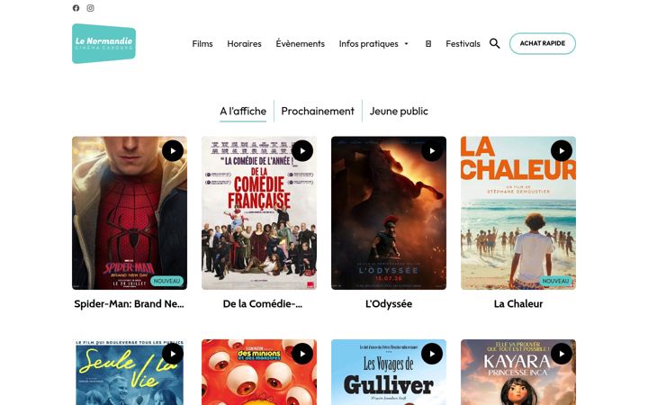 Zrzut ekranu cinema-cabourg.fr