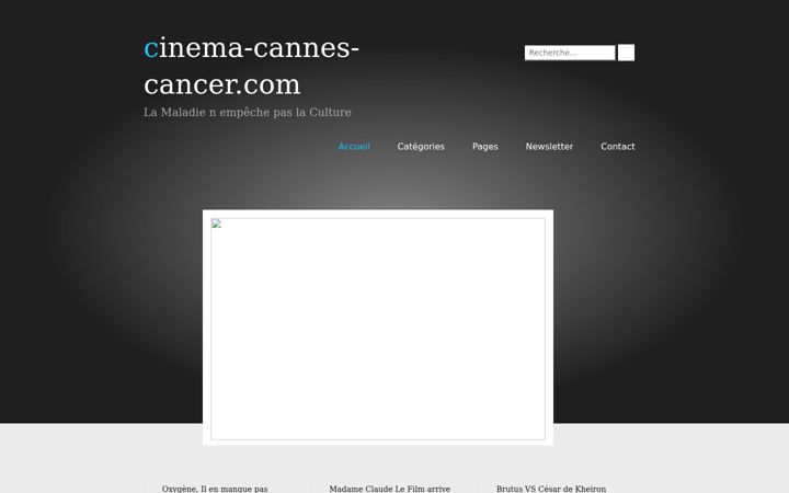 Screenshot of cinema-cannes-cancer.com