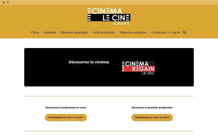 Zrzut ekranu cinema-cruas.fr