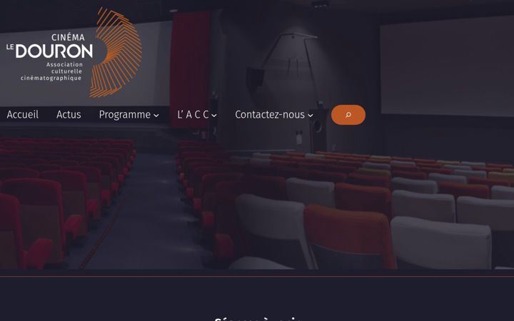 Zrzut ekranu cinema-ledouron.fr