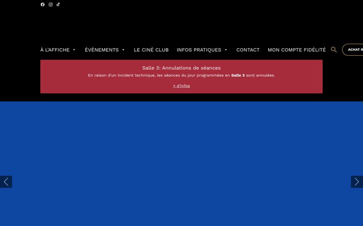 Screenshot von cinema3as.fr