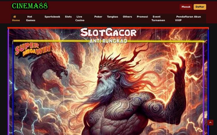 Posnetek zaslona cinema88slot.com
