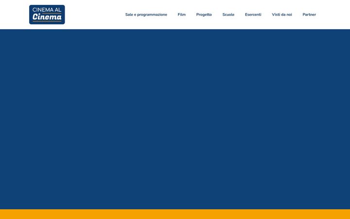 Screenshot of cinemaalcinemapiemonte.it