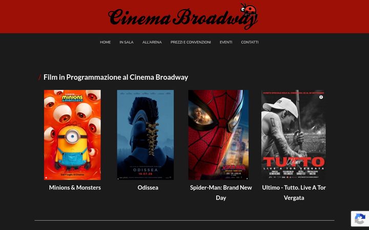 Screenshot of cinemabroadway.com