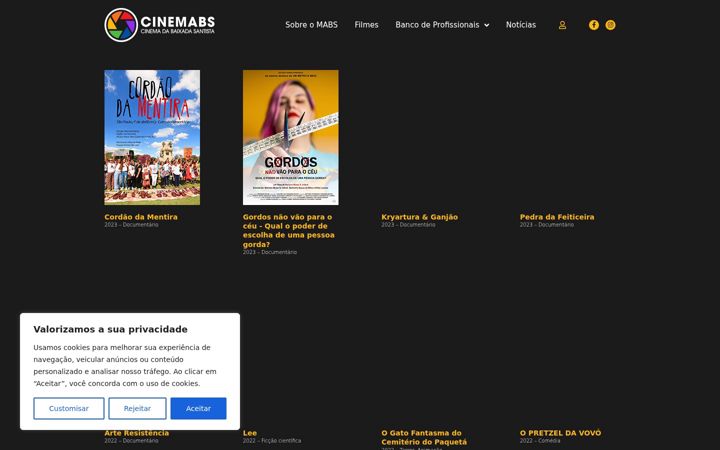 Screenshot di cinemabs.com.br
