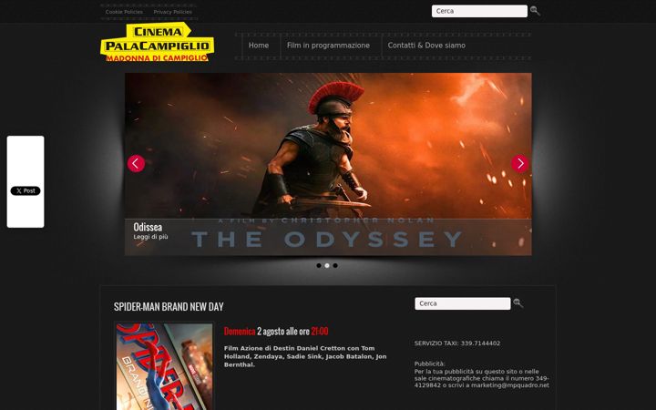 Zrzut ekranu cinemacampiglio.it