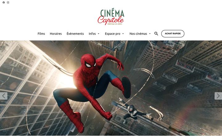 Snímek obrazovky cinemacapitole-montceau.fr