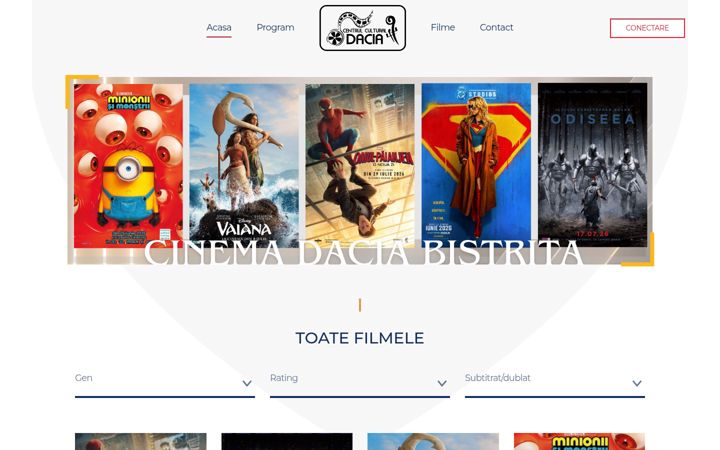 Zrzut ekranu cinemadacia.ro