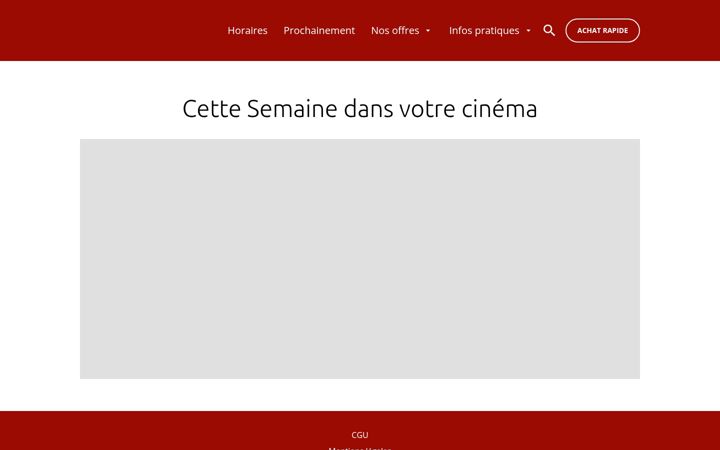 Snímek obrazovky cinemadampierreenburly.fr