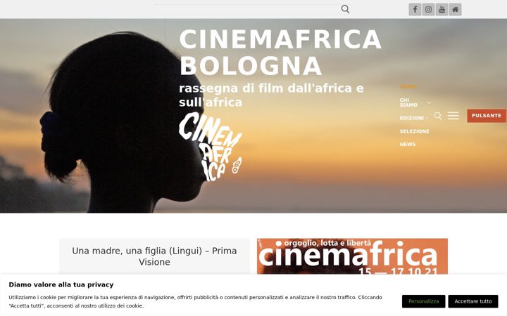 Screenshot of cinemafricabo.it