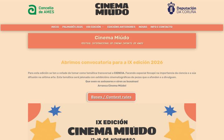 Screenshot of cinemamiudo.gal