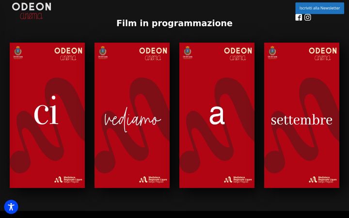 Screenshot of cinemaodeonlaspezia.it