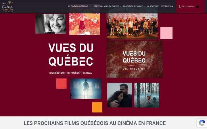 Zrzut ekranu cinemaquebecois.fr