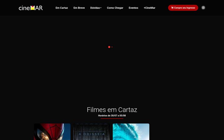 Screenshot di cinemaritanhaem.com.br