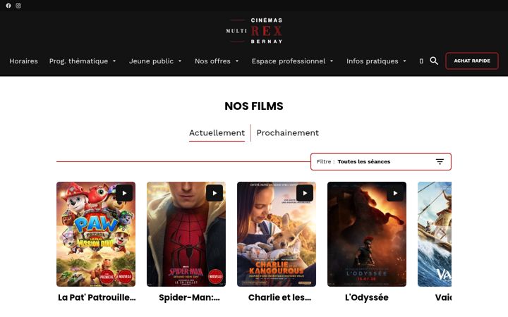 Zrzut ekranu cinemas-bernay.fr
