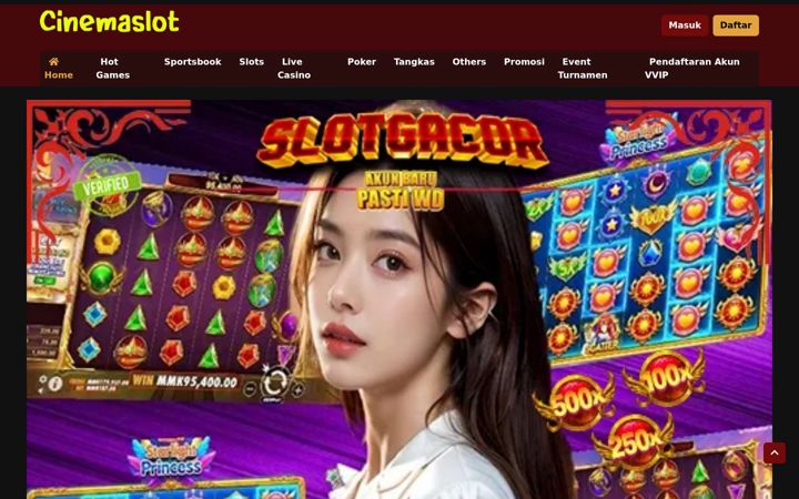 Ekrano kopija cinemaslot.net