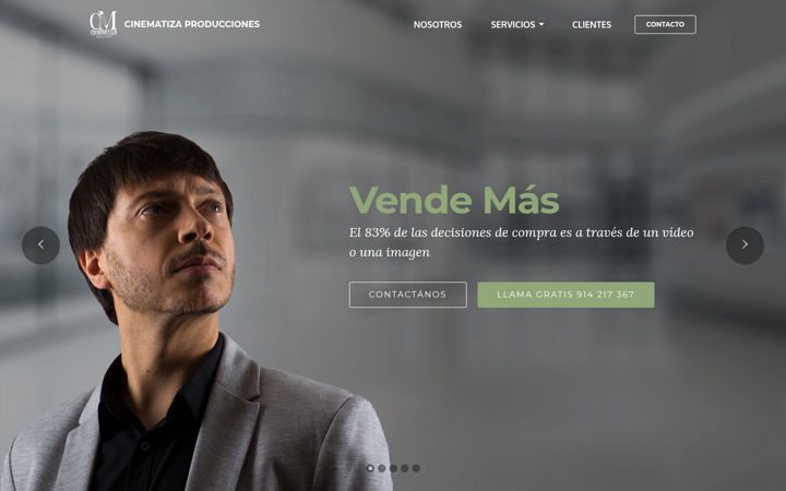 Screenshot of cinematiza.com