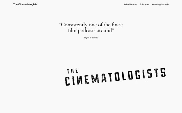 Screenshot of cinematologists.com
