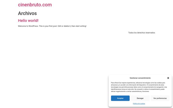 Screenshot of cinenbruto.com